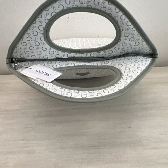 GUESS Lunch Tote BAG Sage/White Junction Travel PU Leather - Picture 7 of 9